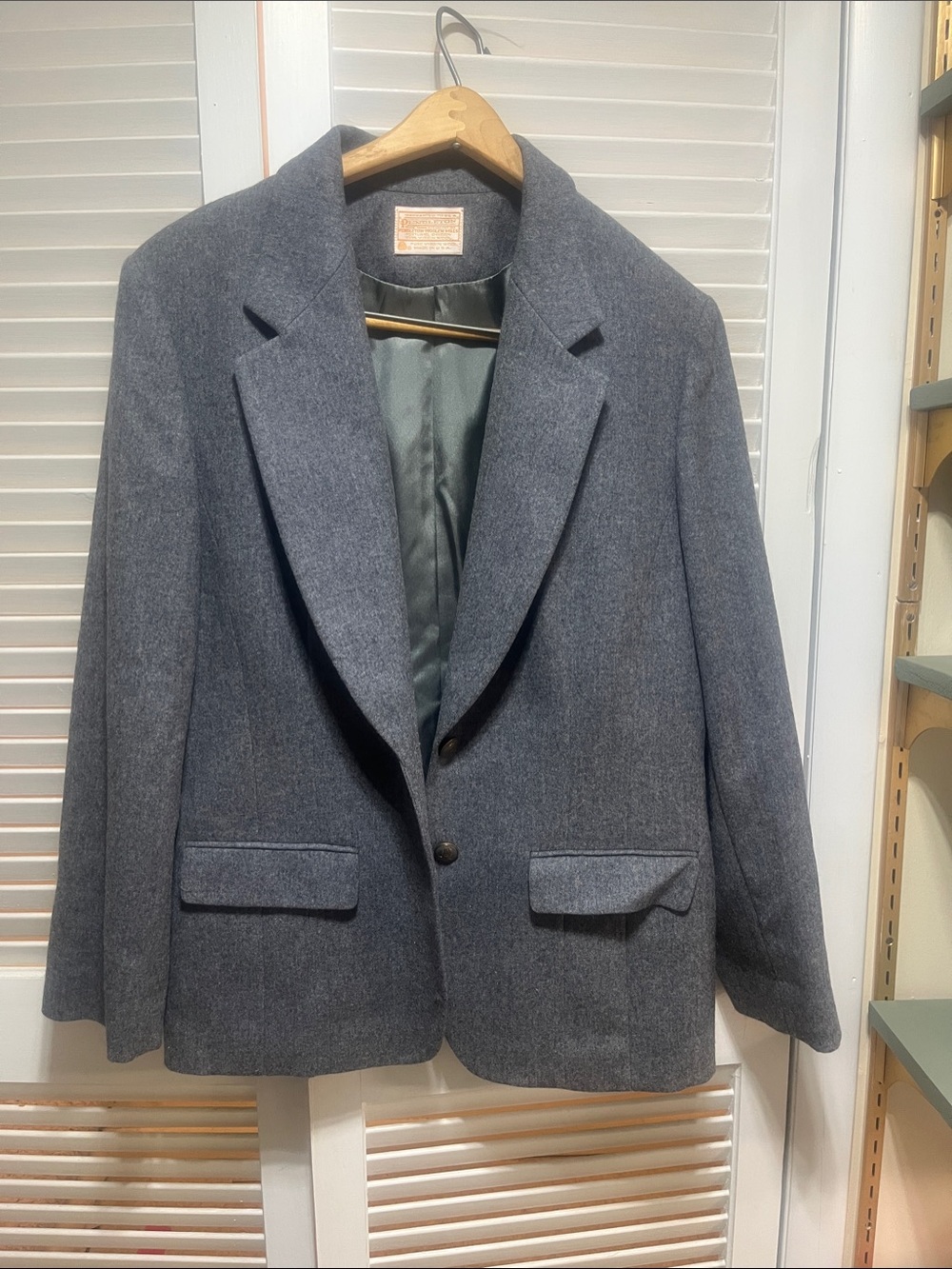 Vintage Pendleton Gray Wool Jacket